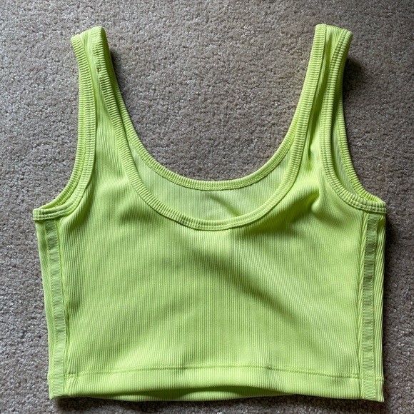 COPY - like green cropped tang top - Picture 3 of 5